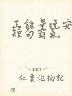 正能量晚安励志短句霸气