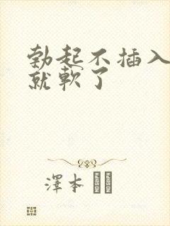 勃起不插入很快就软了