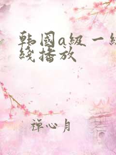 韩国a级一级在线播放