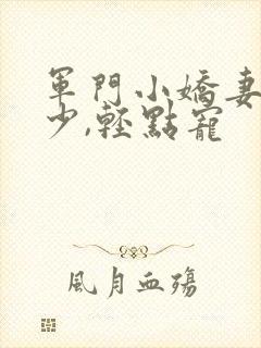 军门小娇妻:慕少,轻点宠