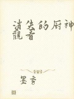 消失的厨神全集观看