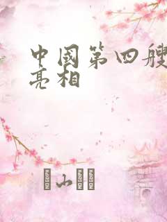 中国第四艘航母亮相