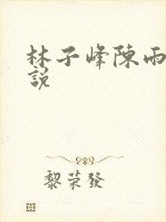 林子峰陈雨晴小说 林子峰陈雨晴小说