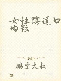 女性阴道口旁长肉粒