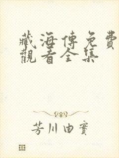 藏海传免费在线观看全集