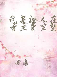 我是证人在线观看免费完整版高清