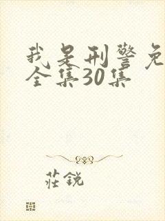我是刑警免费看全集30集