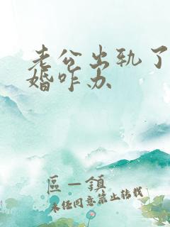 老公出轨了要离婚咋办