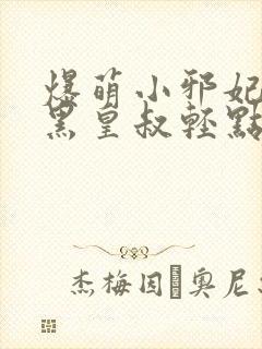 爆萌小邪妃 腹黑皇叔轻点宠