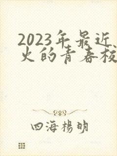 2023年最近火的青春校园剧