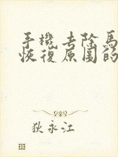 手机去除马赛克恢复原图的方法视频