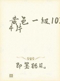 黄色一级1024片 黄色一级1024片