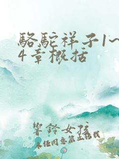 骆驼祥子1~24章概括