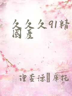 久久久91精品国产