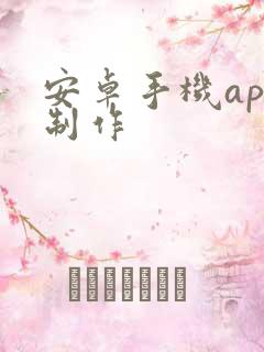 安卓手机app制作