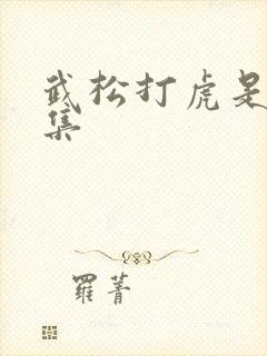 武松打虎是第几集