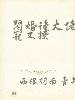 闪婚后大佬他又宠又撩 闪婚后大佬他又宠又撩