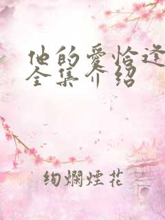 他的爱恰逢其时全集介绍