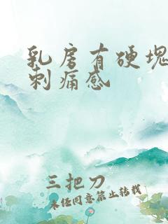 乳房有硬块偶尔刺痛感 乳房有硬块偶尔刺痛感