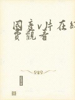 国产v片在线免费观看