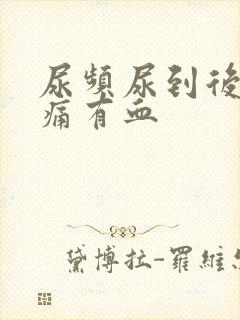 尿频尿到后面刺痛有血