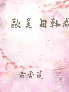 欧美 日韩成人