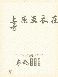 上原亚衣在线观看