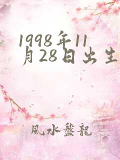 1998年11月28日出生生辰八字