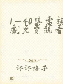 1—40集电视剧免费观看1