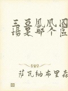 三亚凤凰国际机场是哪个区