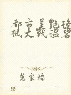 都市美艳后宫唐枫大战温碧芸
