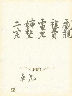 二婶电视剧全集完整免费观看高清
