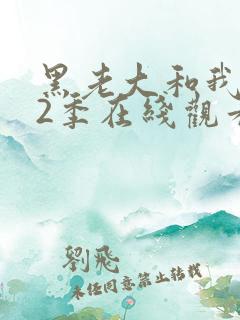 黑老大和我的第2季在线观看全集免费高清