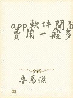 app软件开发费用一般多少钱