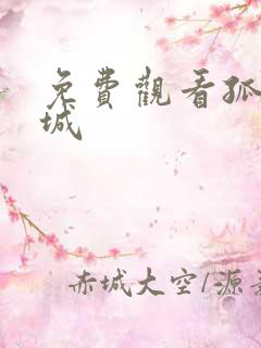 免费观看孤战迷城