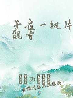 午夜一级片在线观看