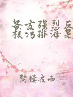各方强烈反对:核污排海是一种暴行
