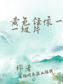 黄色录像一级片一级片