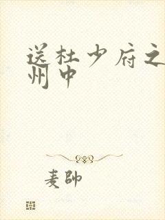 送杜少府之任蜀州中