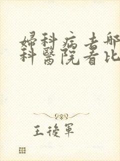 妇科病去哪家妇科医院看比较好