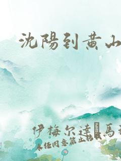 沈阳到黄山团