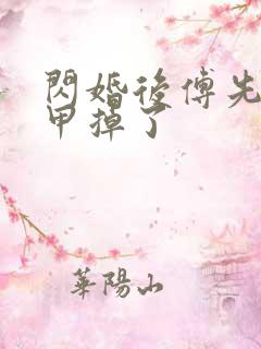 闪婚后傅先生马甲掉了