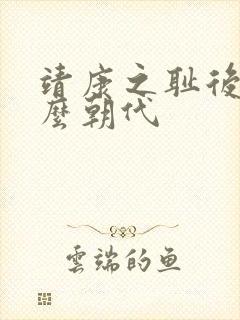 靖康之耻后是什么朝代
