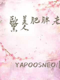 欧美肥胖老太玩黑人