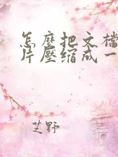 怎么把文档和图片压缩成一个压缩包 怎么把文档和图片压缩成一个压缩包
