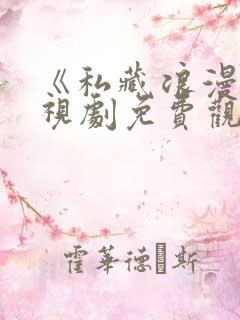 《私藏浪漫》电视剧免费观看全集