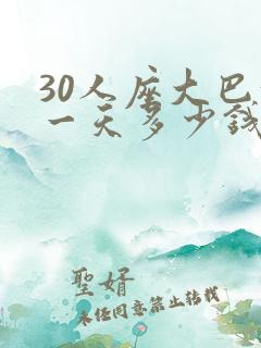 30人座大巴租一天多少钱