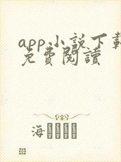 app小说下载免费阅读 app小说下载免费阅读