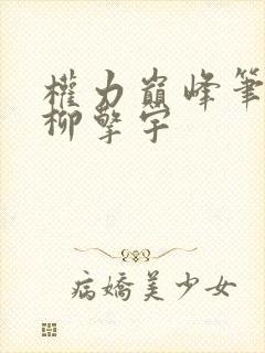 权力巅峰笔趣阁柳擎宇 权力巅峰笔趣阁柳擎宇