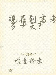 现在到高考还有多少天?